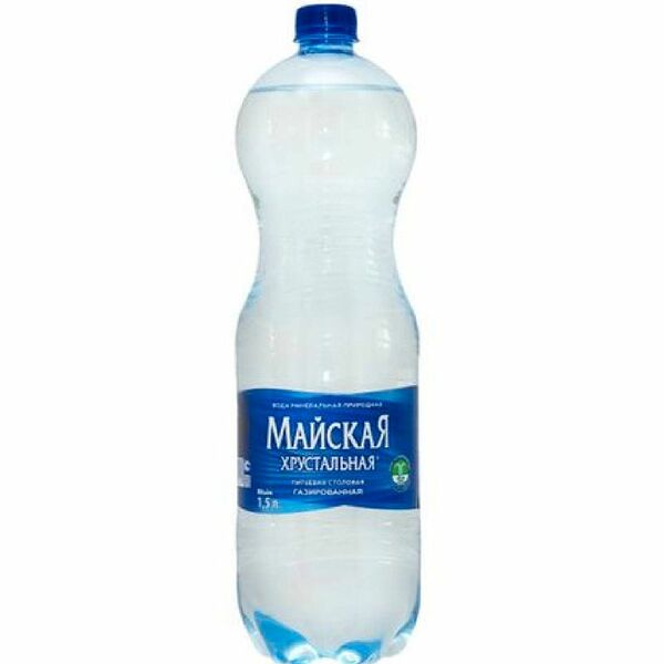 Вода минеральная Майская Хрустальная газированная
