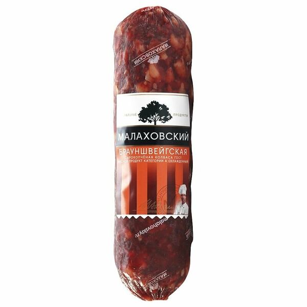 Колбаса сырокопчёная Брауншвейгская Малаховский