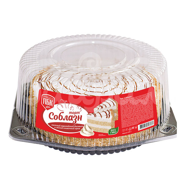 Торт Соблазн ПБК 570гр
