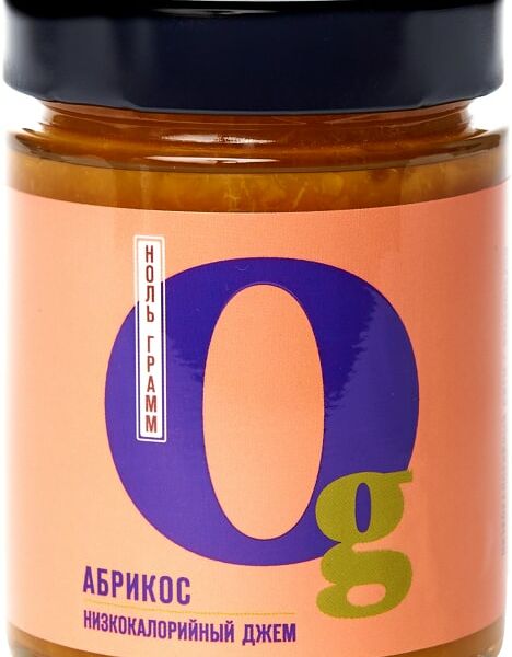 Джем Ноль грамм Низкокалорийный с пребиотиком Абрикос 260г