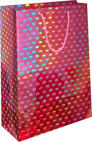 Пакет подарочный Арт Дизайн голография в ассортименте