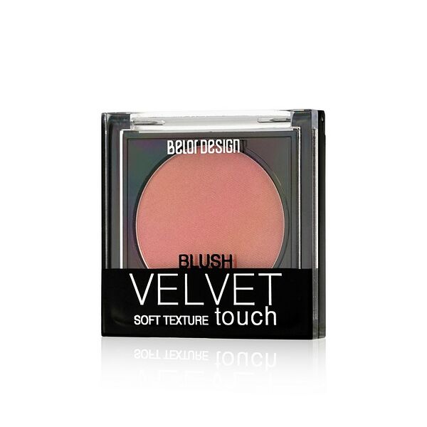 Румяна для лица Belor Design Velvet touch оттенок 105 Бархатная роза 