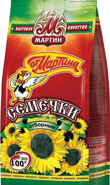 Семечки От Мартина Отборные жареные 100г