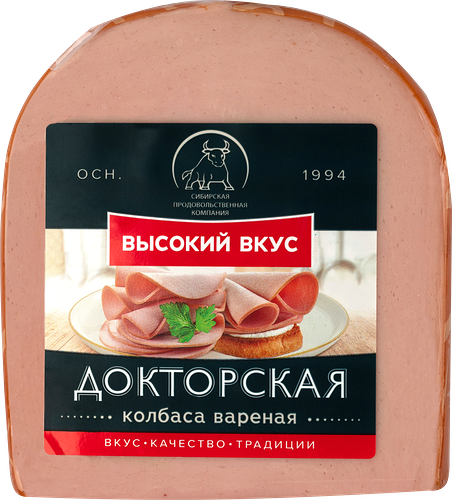 Колбаса вареная Высокий вкус Докторская 350 г