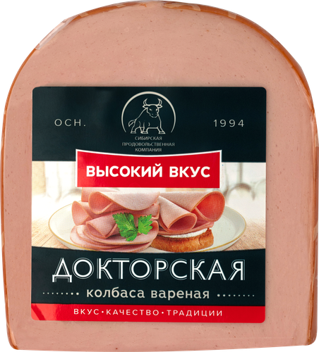 

Колбаса вареная Высокий вкус Докторская 350 г