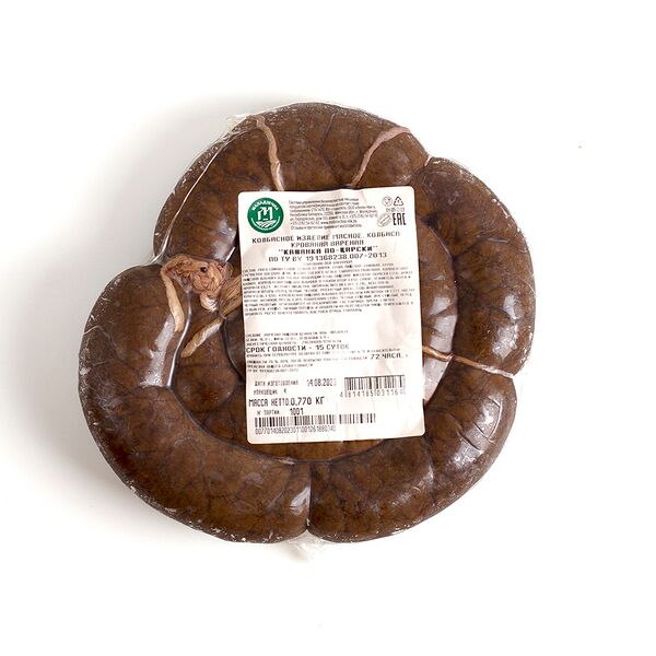 Изд колб мясн вар Колбаса кровяная Кашанка по-Царски вес в/у Велес-Мит