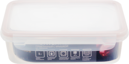 

Контейнер Homeclub с герметичной крышкой 20.1 х 13.1 х 6.4 см х 1 л