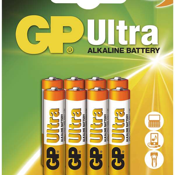 Элемент питания GP Ultra 24AU/LNT-2CR8 96/768 AAA, 8шт