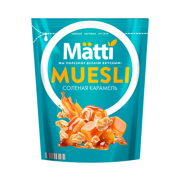 Мюсли Matti соленая карамель 250 г