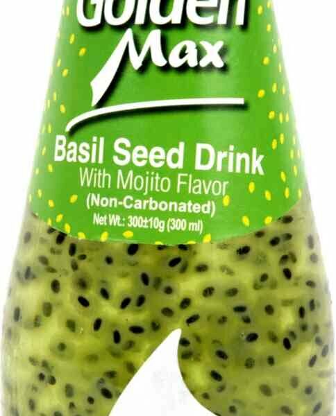 Напиток Golden Max с семенами базилика со вкусом мохито негазированный