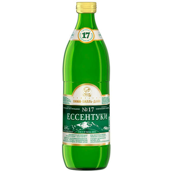 Минеральная вода Ессентуки №17 0,45л ст/б