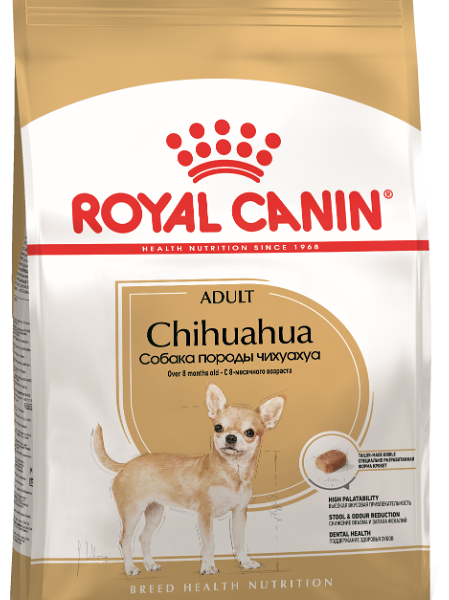 Сухой корм для собак чихуахуа 8 месяцев+ Royal Canin Chihuahua Adult