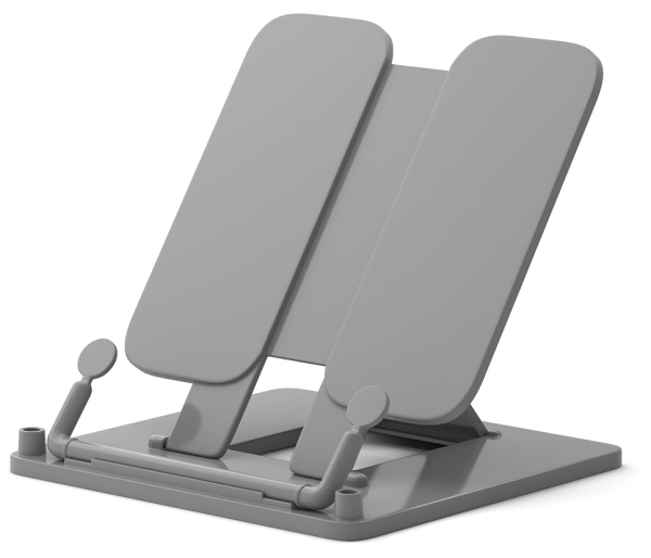 Подставка для книг ErichKrause Classic складная серая, 1 шт