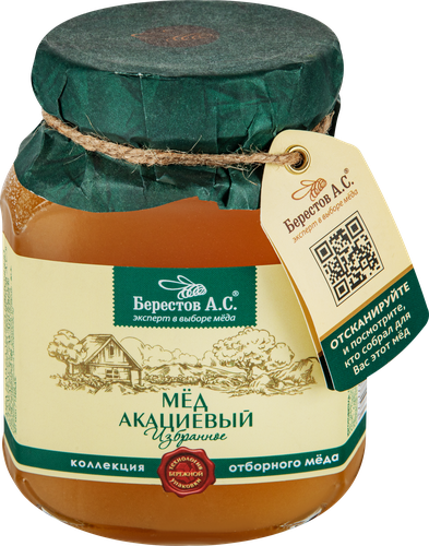 

Мед акациевый Берестов А.С. Избранное, 500 г