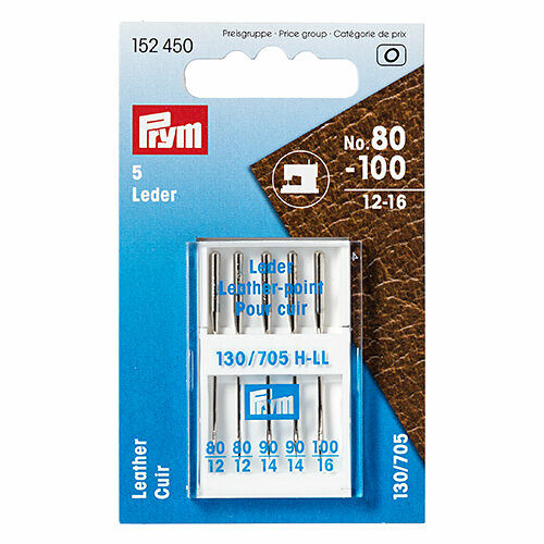 152450(154450) Иглы для швейных машин для кожи № 80-100 Prym