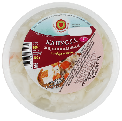 

Капуста маринованная ФДС По-деревенски, 400г