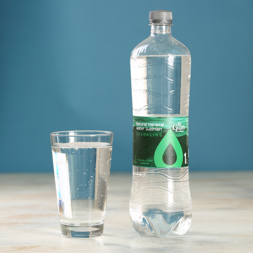 

Вода минеральная лечебно-столовая Te Gusto Лузиньян газированная 1 л