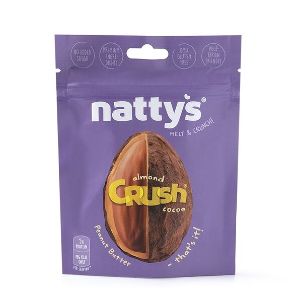 Драже Nattys Crush Almond c миндалем в арахисовой пасте и какао