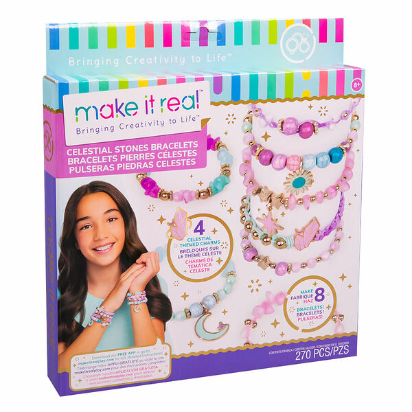 Набор для творчества MAKE IT REAL для изготовления браслетов Celestial Stones DIY bracelets (1403321)