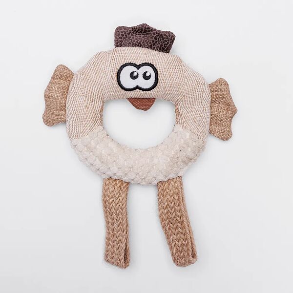 Игрушка для собак Кольцо Птица, 15 см