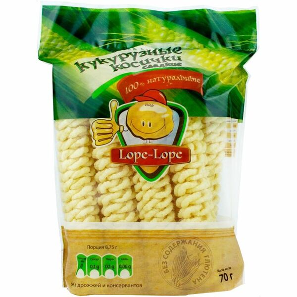 Кукурузные косички сладкие Lope-Lope
