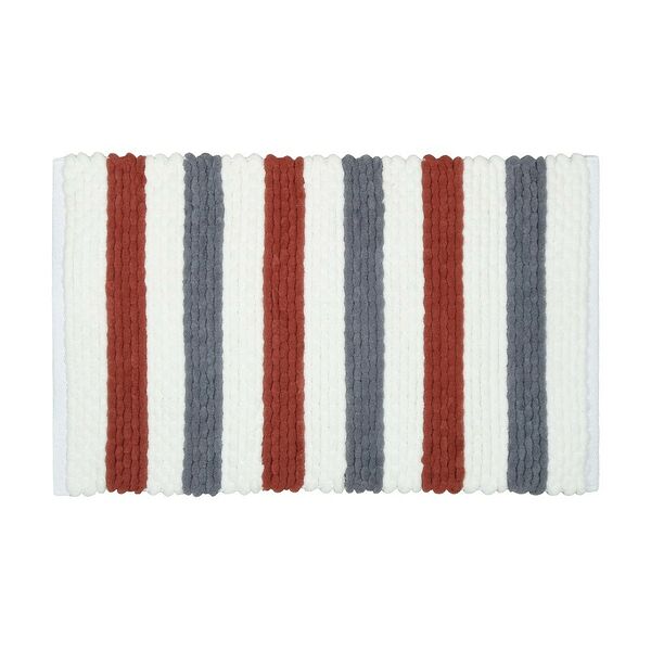 Коврик для ванной Fixsen Amber, 50х80 см, синий/красный/белый