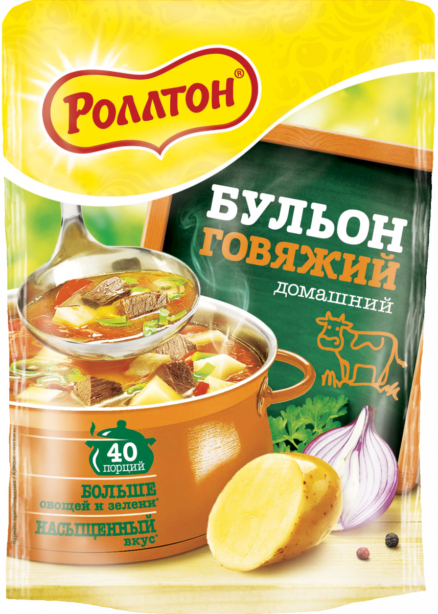 

Приправа Роллтон Бульон Говяжий 100 г