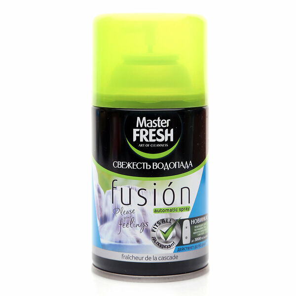 Сменный баллон для автоматического освежителя воздуха Master Fresh свежесть водопада