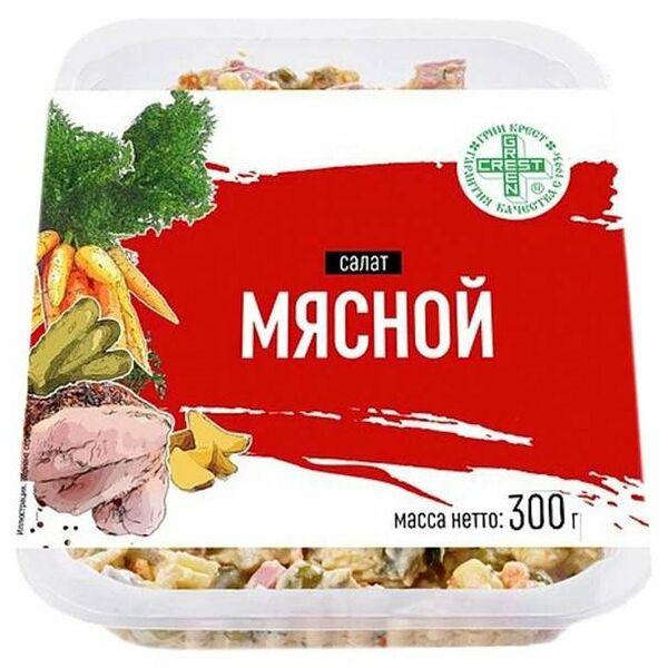 Салат Мясной Green Crest, 300г