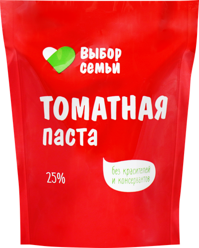 

Паста томатная ВЫБОР СЕМЬИ 25%, 70 г