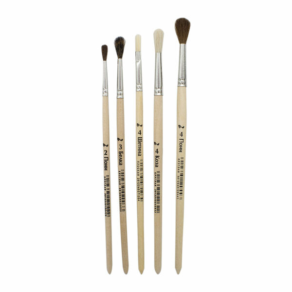 Набор 5 кистей 'Золотой шар'