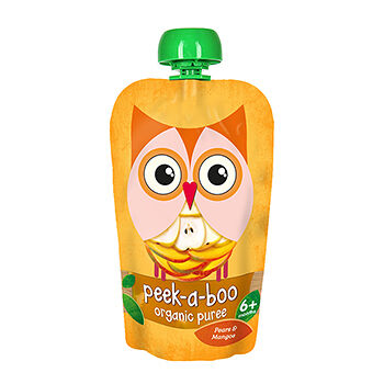 Пюре Peek-a-boo груша-манго с 6 месяцев