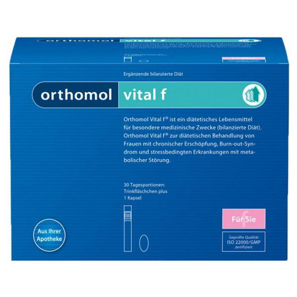 Orthomol Vital f  Жидкость 20 мл + Капсулы 30 шт