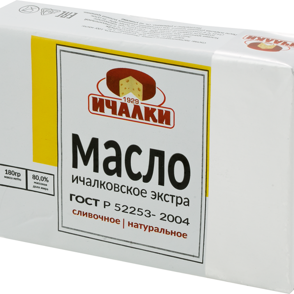 Масло сливочное Масло Ичалковское любительское 80%