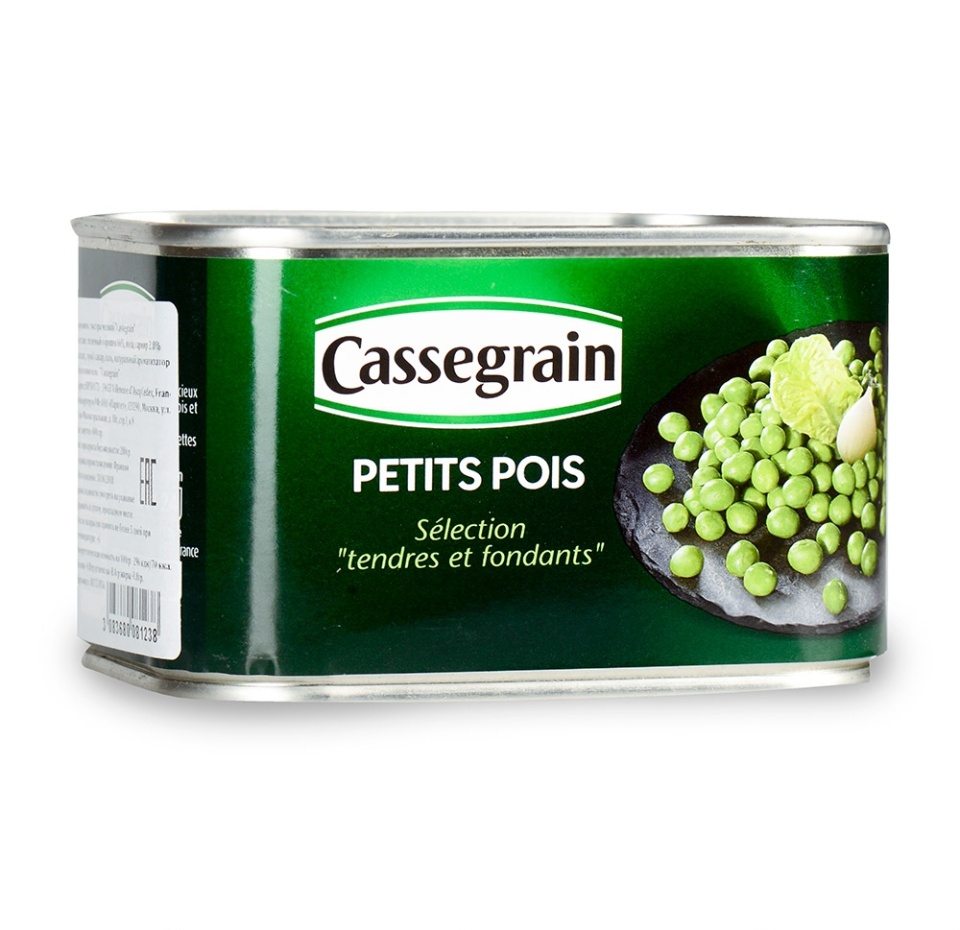 

Горошек зеленый, Cassegrain