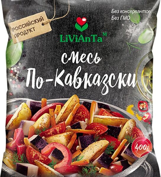 Смесь овощная Livianta По-Кавказски 400г