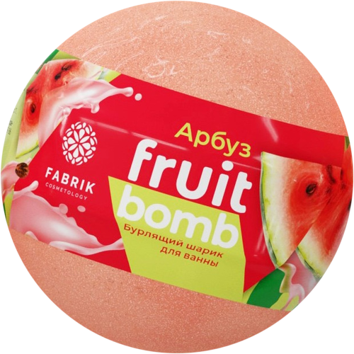 Шар для ванн Fabrik Cosmetology бурлящий Mono Арбуз