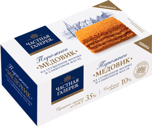 

Пирожное Частная Галерея Медовик 80 г