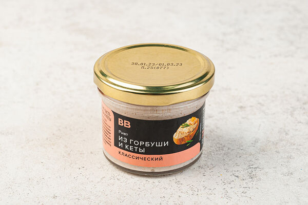 Риет из горбуши и кеты классический