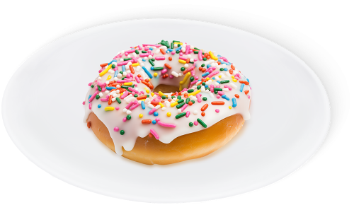 Донат глазированный с ароматом ванили 53 г