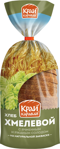 Хлеб Край Каравай Хмелевой подовый нарезка 400г
