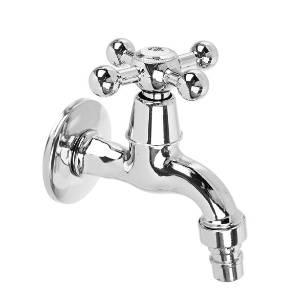 Fresso кран водоразборный кор. излив, вентильный, со штуцером, 1/2