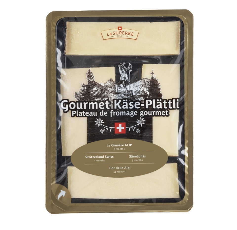 

Ассорти швейцарских сыров Le Superbe Gourmet Kase-Platte 260 г