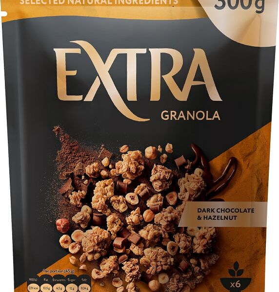 Гранола Extra темный шоколад фундук 300г