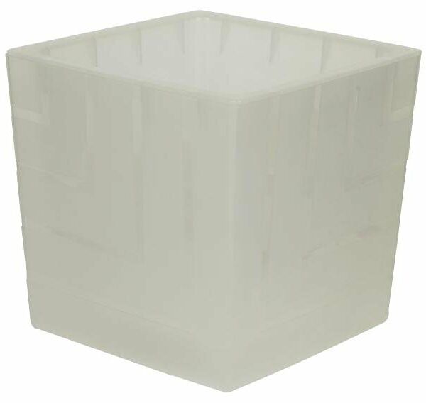 Горшок Ливингрин КВ 12-00 Квадро с вкладкой d.11,5 прозрачный