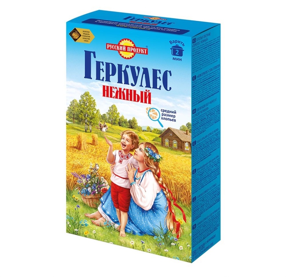 

Хлопья овсяные Русский продукт Геркулес нежный 450 г