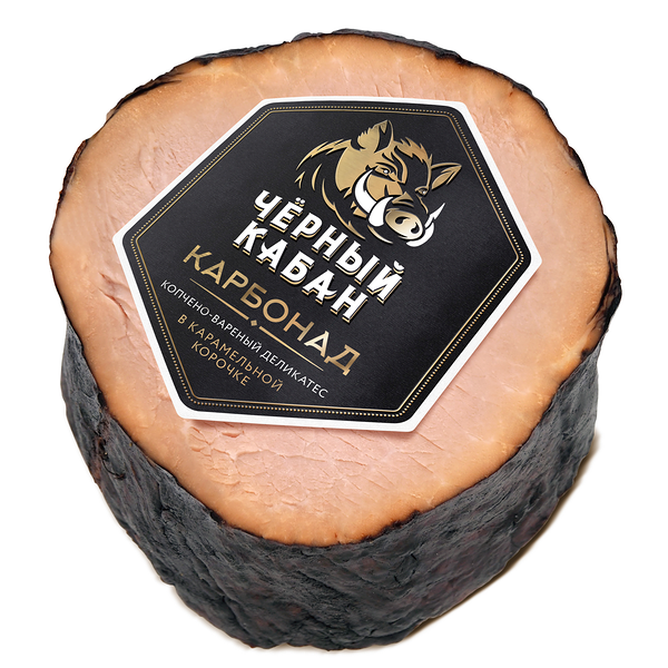 Карбонад Черный кабан в карамельной корочке варено-копченый