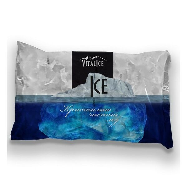 Лед пищевой цилиндрический VitalIce 1кг пвд