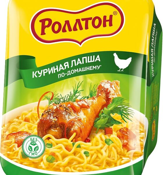 Лапша Роллтон куриная по-домашнему 90г