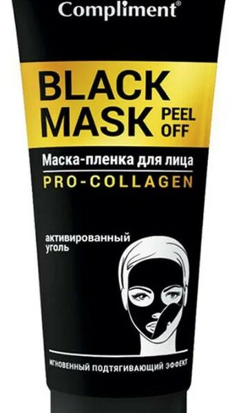 Маска-пленка для лица Compliment Black Mask Pro-Collagen 80 мл